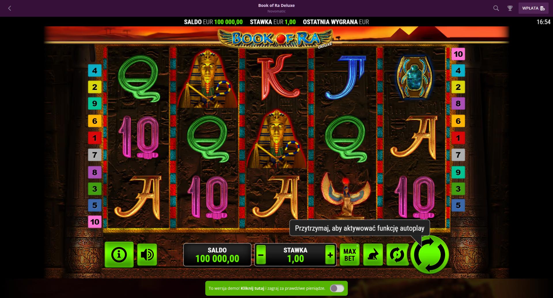 Kasyno online gry - Book of Ra