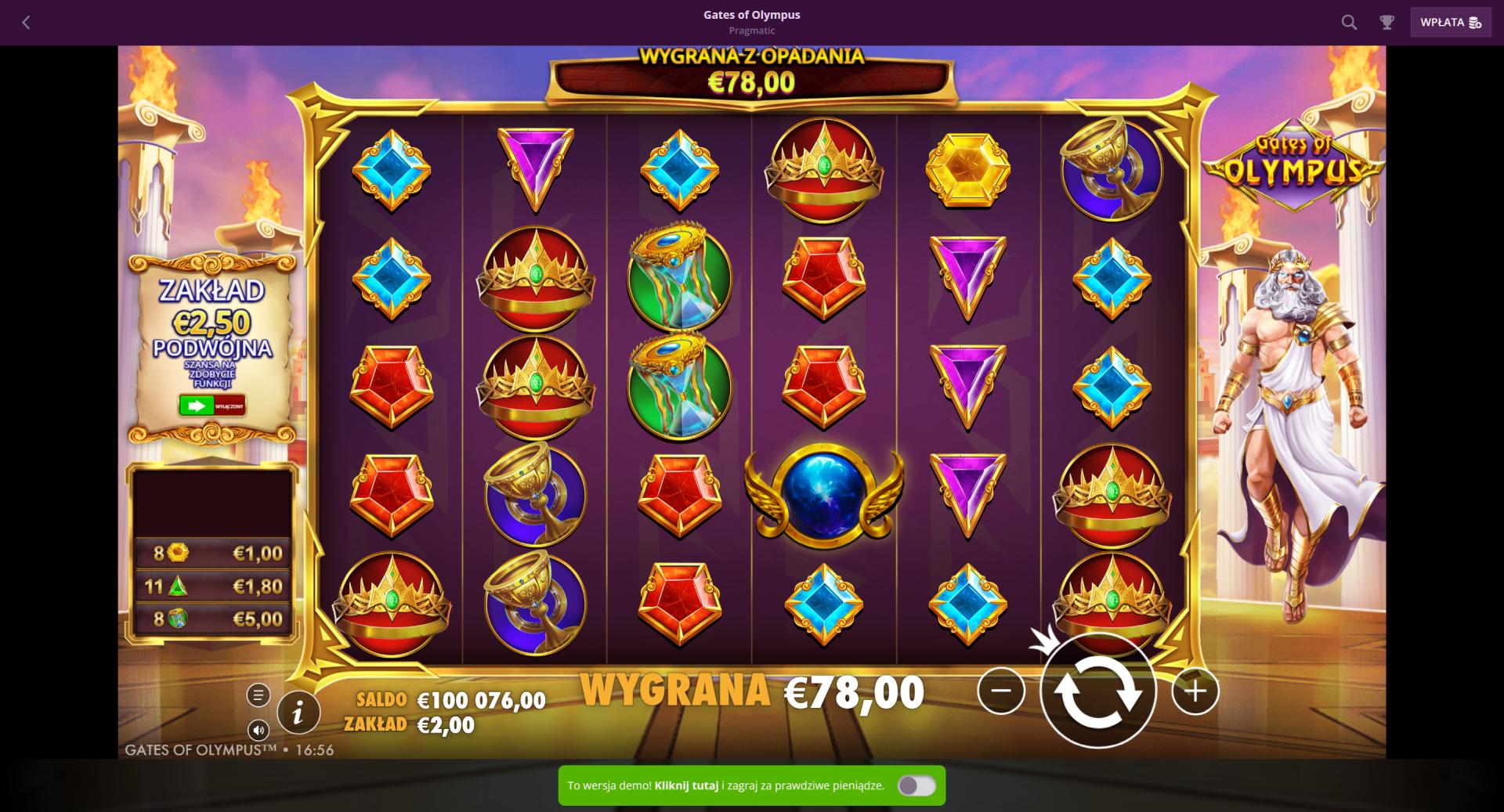 Kasyno online gry - Gates of Olympus