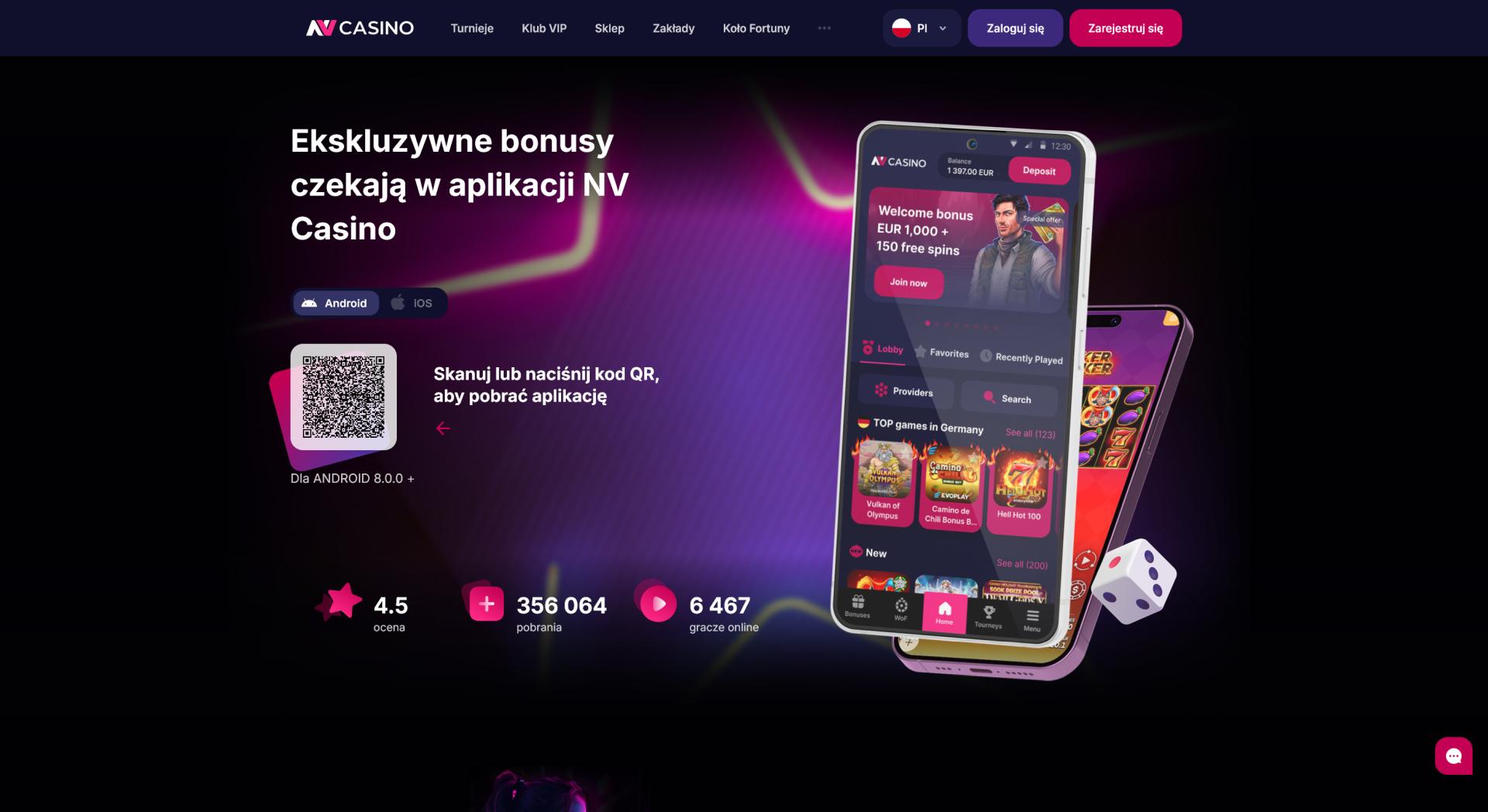 Darmowe spiny bez depozytu - nv