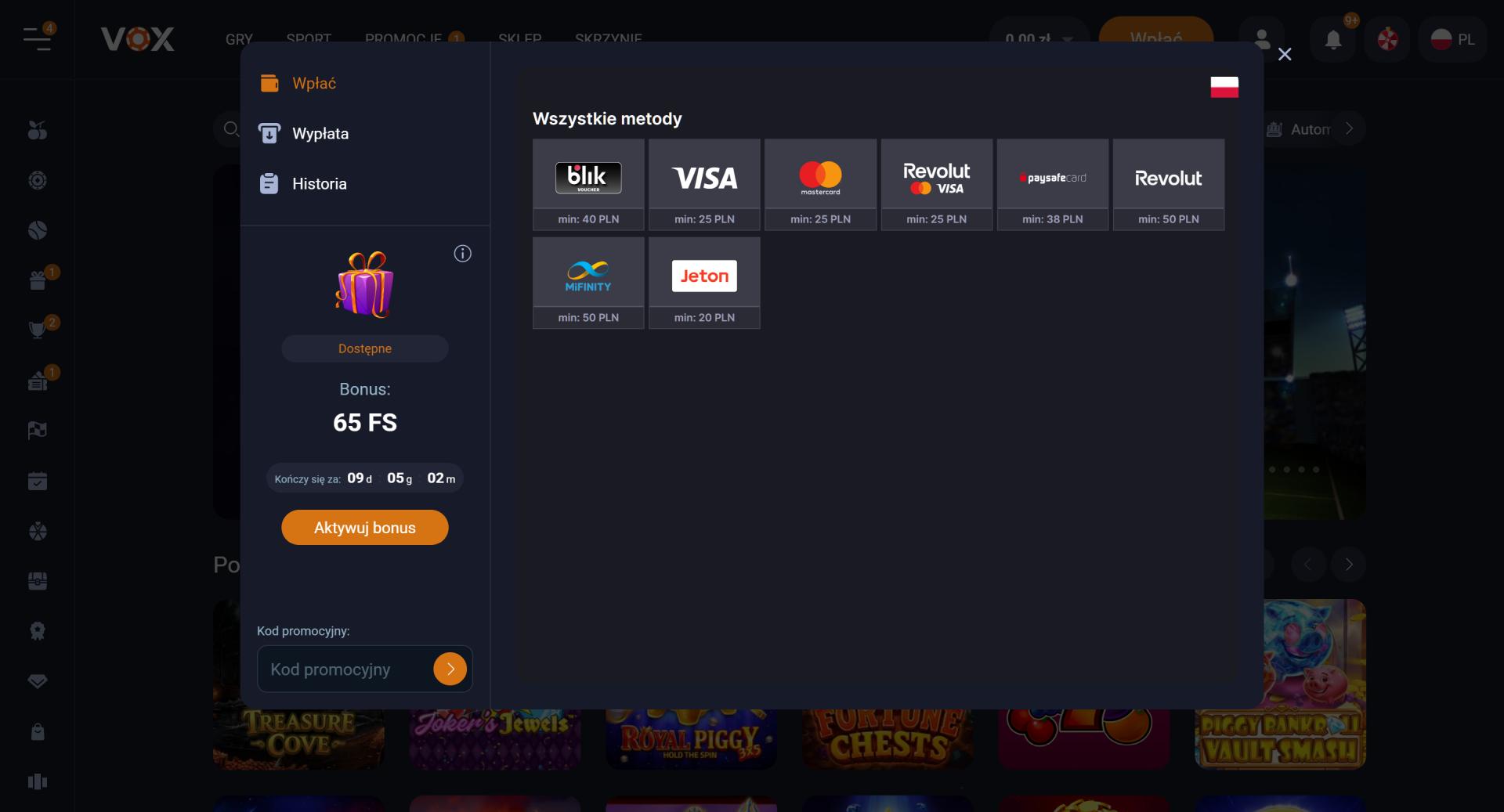 Metody platnosci w kasynie online